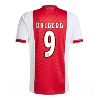 Billige Fotballdrakt Ajax Kasper Dolberg #9 Replika Hjemmedrakt 2025-26 Kortermet